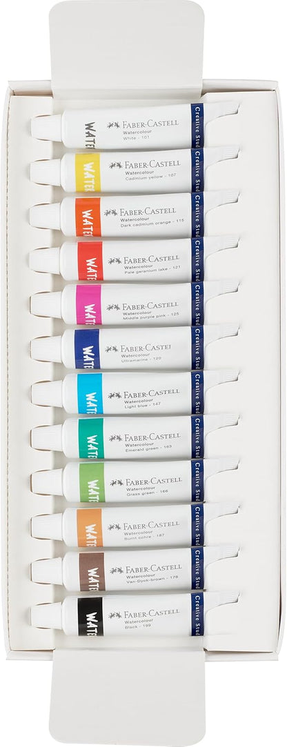 Faber-Castell Creative Studio Watercolour Set – Pack of 12